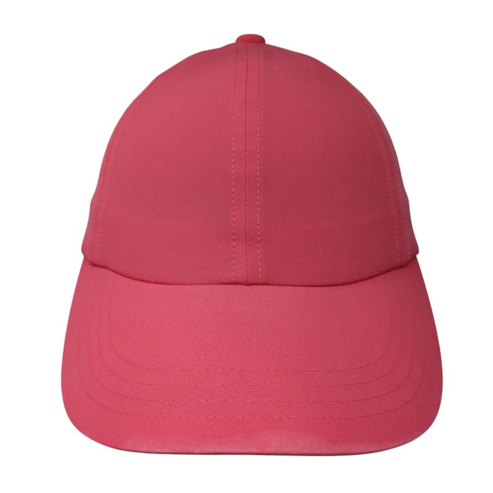 Apana Ponyback Strapback Hat Pink One Size Adjustable Breathable Mesh Blank